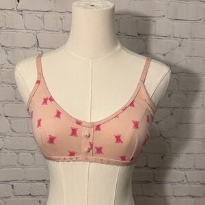 Savage X Fenty Pink Patterned Bralette